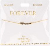 Armband Forever, gold plated