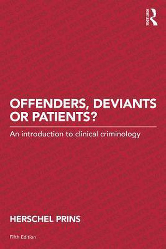 Offenders, Deviants or Patients? - cover