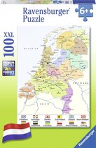 Ravensburger puzzel Nederland kaart CITO - Legpuzzel - 100 stukjes