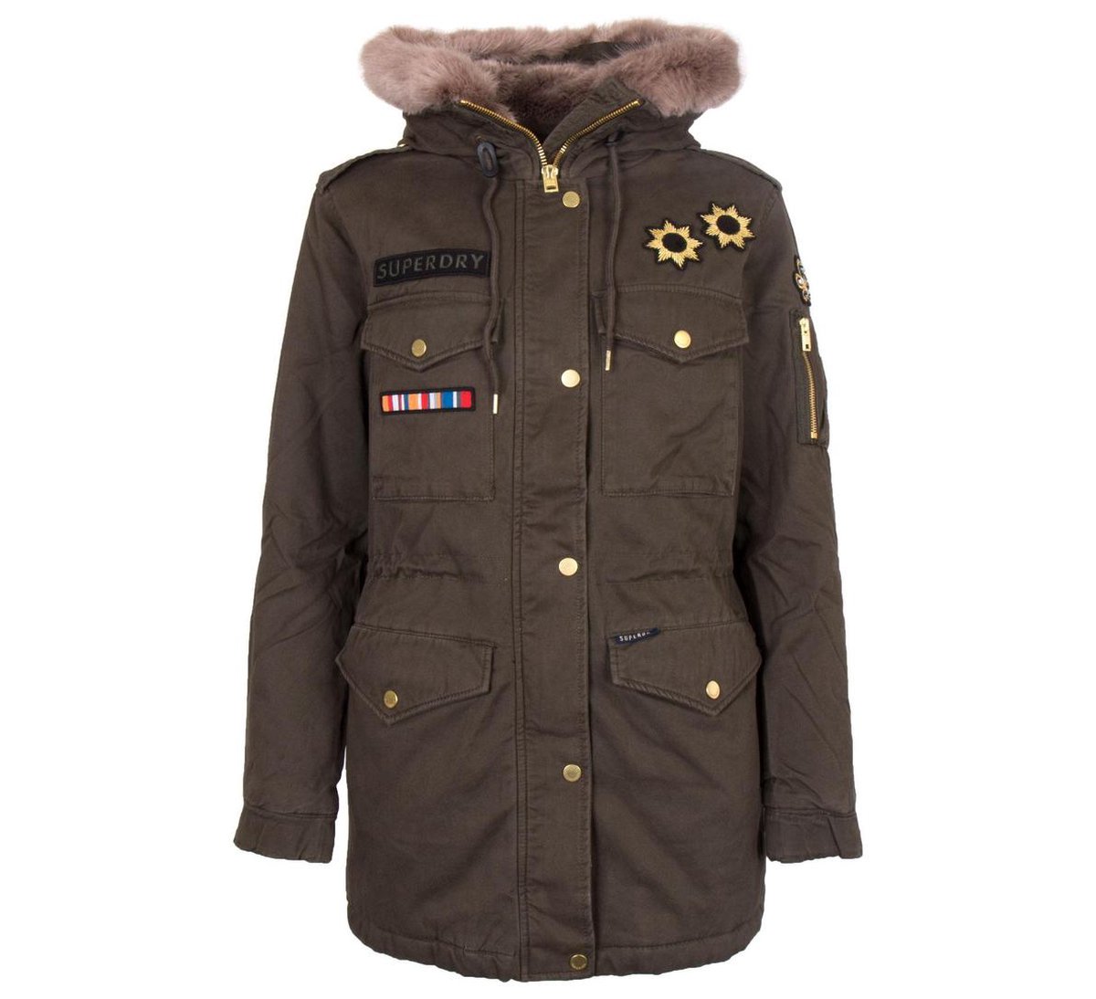 Superdry rookie rock royalty parka sale