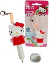 2 Hello Kitty sleutelhangers met balpen