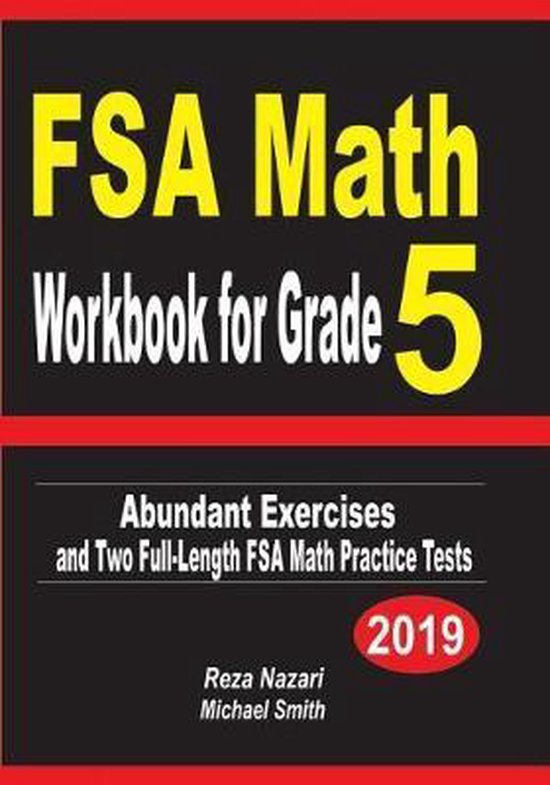 FSA Math Workbook for Grade 5 - cover