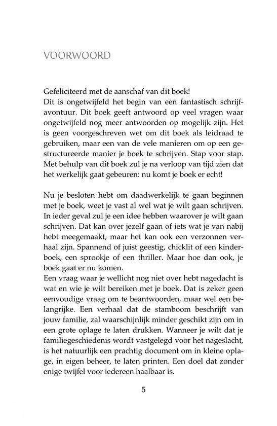 Nu komt mijn boek er echt!