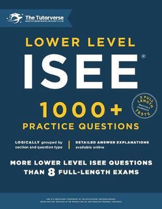Lower Level ISEE 9781544725734 The Tutorverse Boeken bol