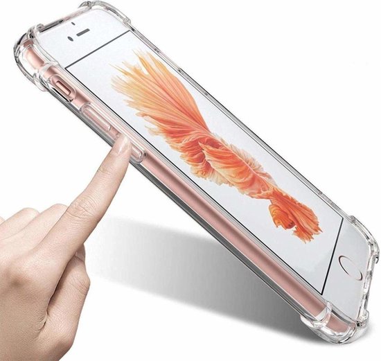 moersleutel zegevierend worstelen iPhone 6s Plus / 6 Plus Hoesje + Screenprotector Full-Screen - Transparant  Shockproof... | bol.com