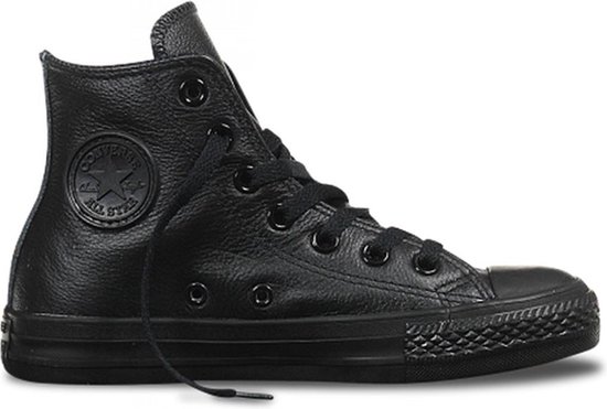 Zwarte Lederen Sneakers Converse CT All Star Hi Zwarte Lederen Sneakers Converse CT All Star Hi