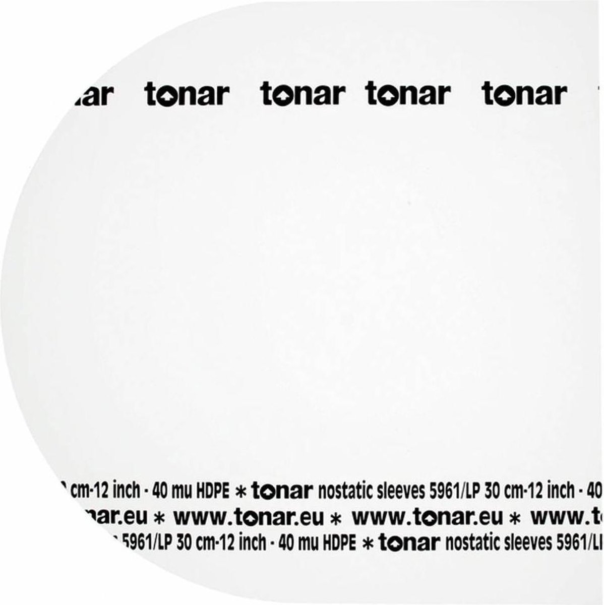Tonar Nostatic sleeves 12 inch