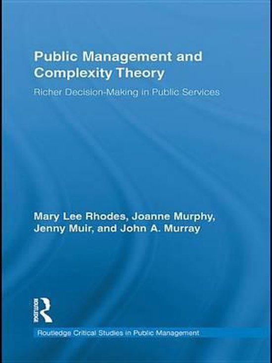 Routledge Critical Studies in Public Management - Public Man ... - cover