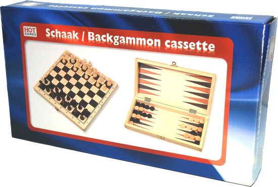 Schaak- / Backgammon klapcassette