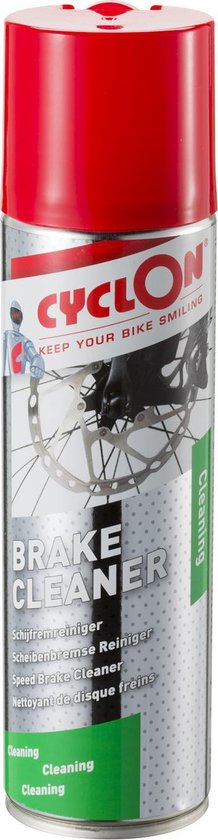 Cyclon Remreiniger Brake Cleaner Spray 250 Ml Zilver/rood