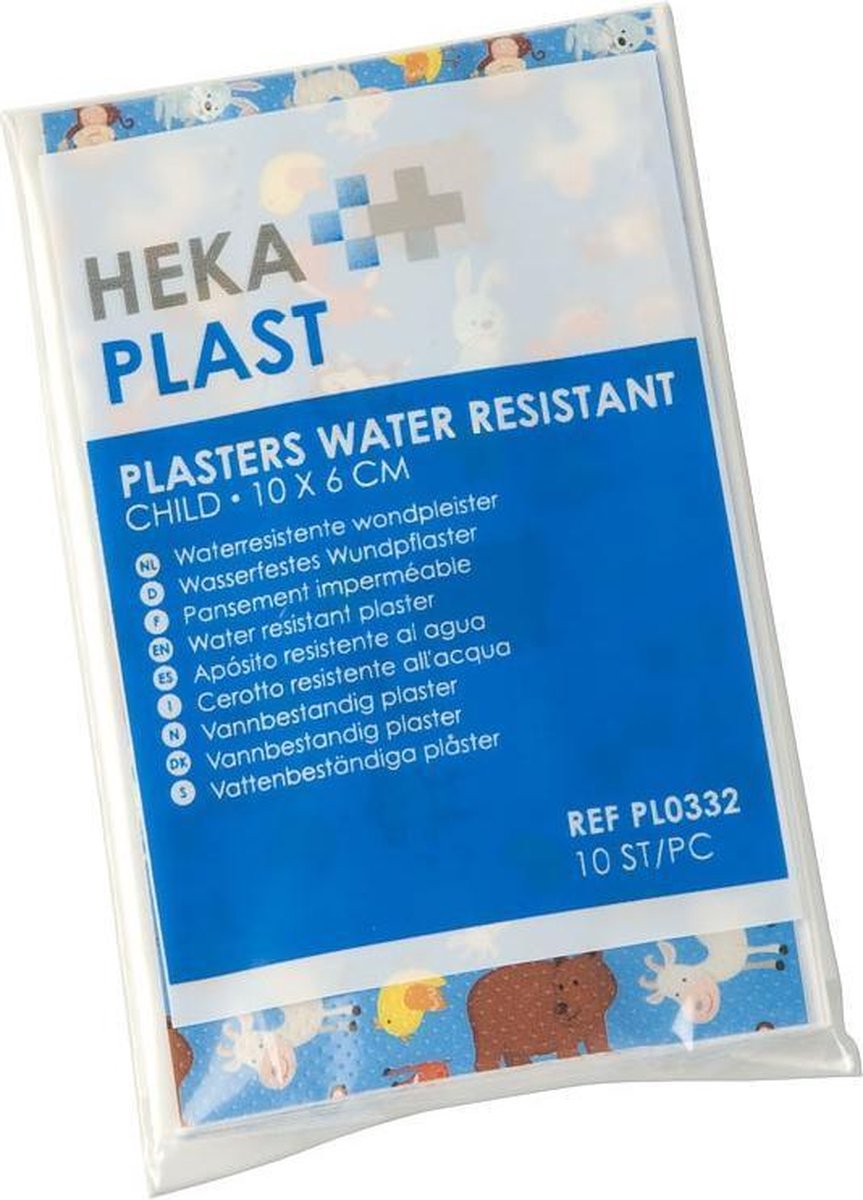 Goedkoopste Heka Plast wondpleisters kids 10 x 6 cm 10 stuks