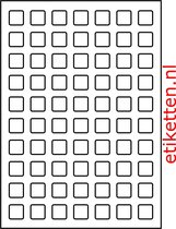 Master Laserlabels 20 x 20 mm