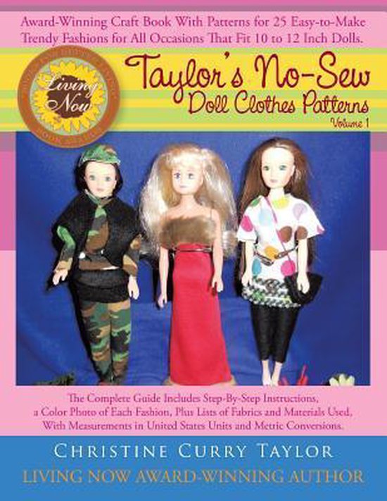Taylor's NoSew Doll Clothes Patterns, Christine Curry Taylor