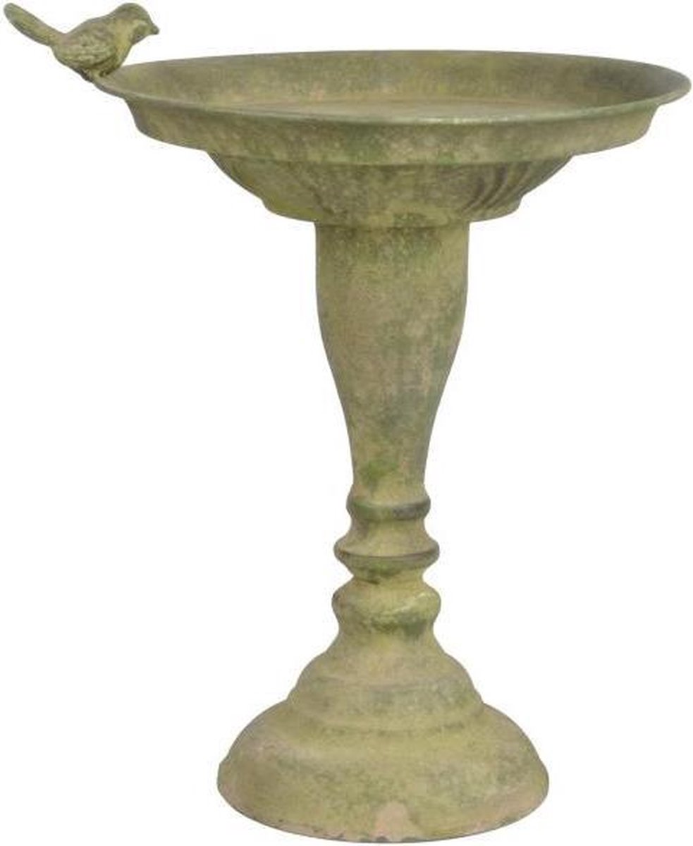 TA Vogelbad Aged Metal - Groen - 24 x 35 cm