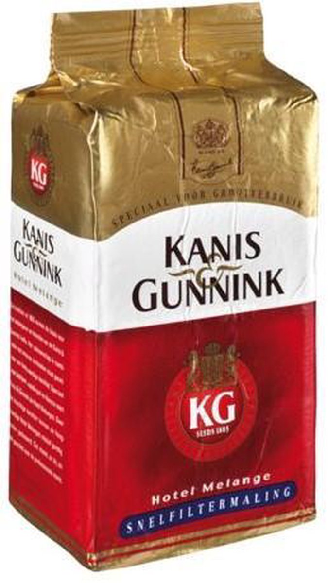 Kanis & Gunnink Koffie snelfiltermaling rood 1000gr DSx6 thumbnail 2