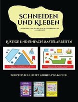 Lustige und einfache Bastelarbeiten (Schneiden und Kleben von Autos, Booten und Flugzeugen)