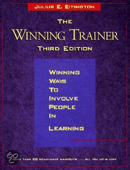 The Winning Trainer - cover