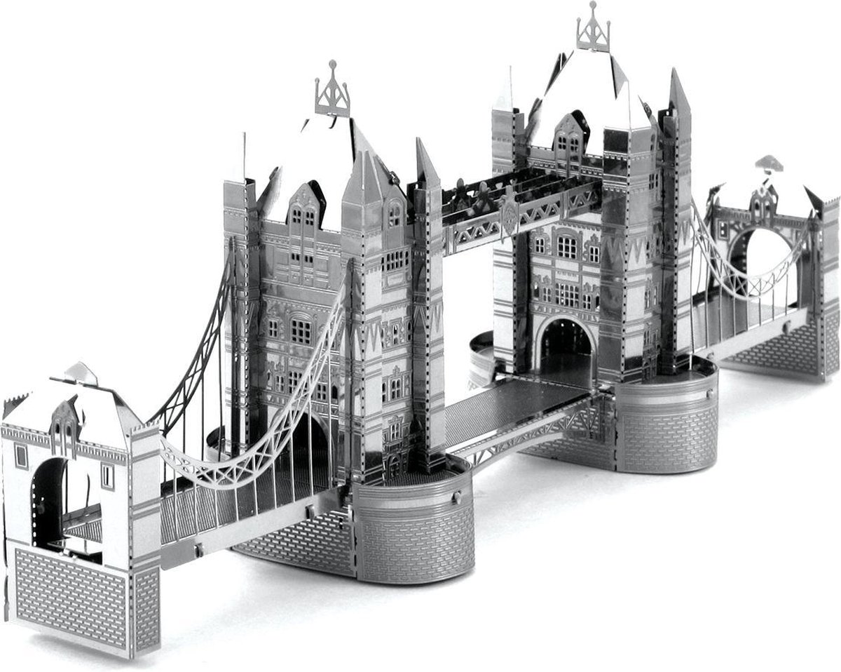 Metal Earth Modelbouw 3D London Tower Bridge - Metaal — afbeelding 5