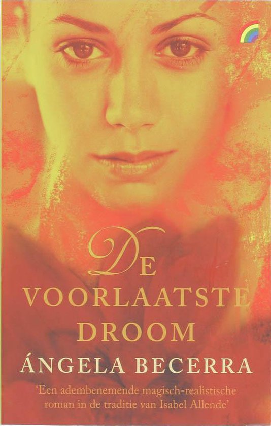 Book cover with a close-up of a woman's face and the title 'De Voorlaatste Droom'.
