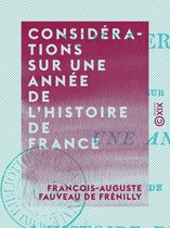 Considérations sur une année de l'histoire de France