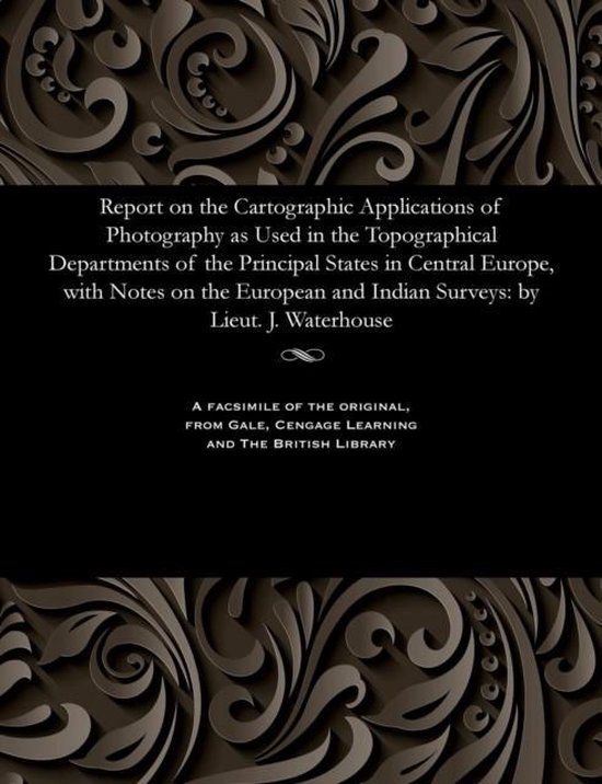 Report on the Cartographic Applications of Photography as Us ... - cover