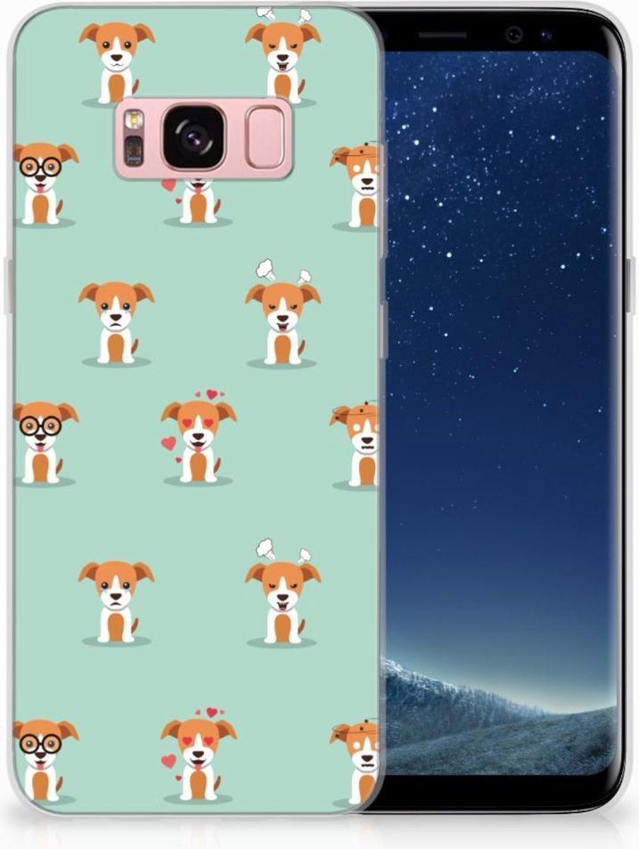 Samsung Galaxy S8 TPU Hoesje Pups