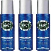 Brut Deo Spray Oceans - 3 Pack