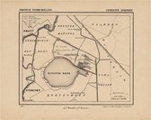 Historische kaart, plattegrond van gemeente Ankeveen in Noord Holland uit 1867 door Kuyper van Kaartcadeau.com