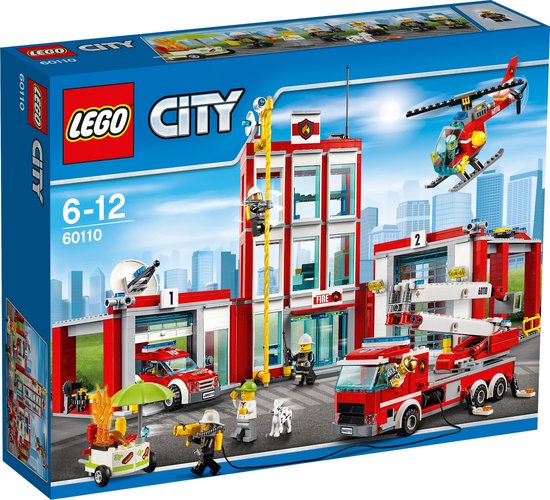LEGO City La caserne des pompiers - 60110 | bol.com
