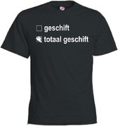 Mijncadeautje T-shirt - Totaal geschift - Unisex Zwart (maat XXL)
