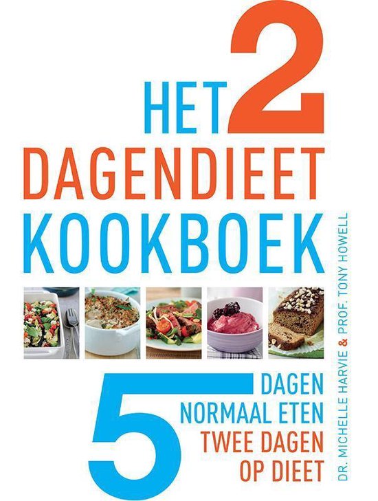 Cover van het boek 'Het 2 dagendieet kookboek' van Tony Howell