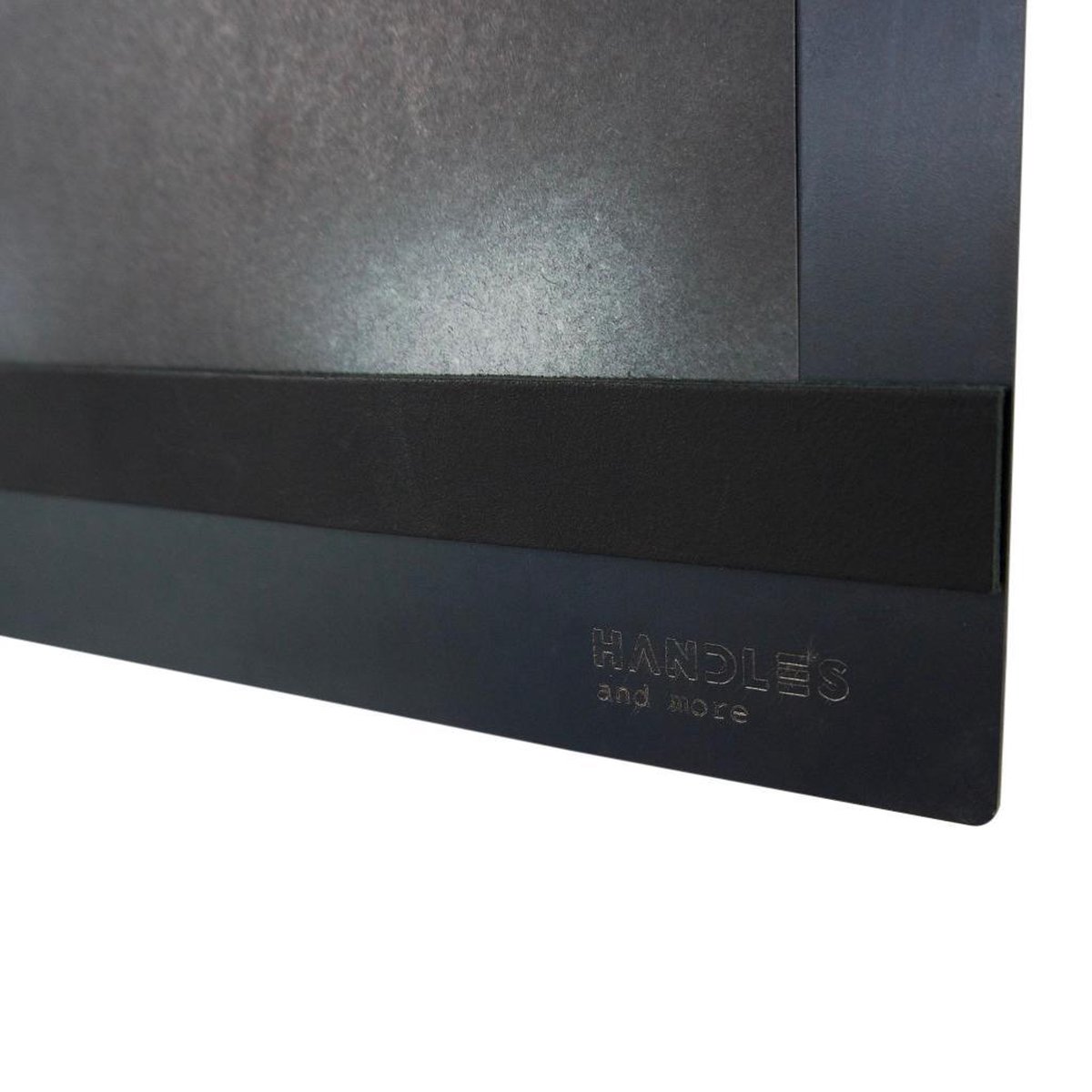 Magneetbord 50x35 Handles and more® TAUPE / zwart staal (inclusief 6