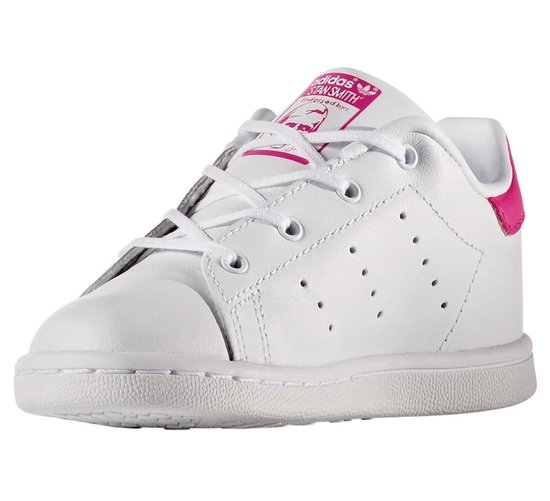 adidas Stan Smith I Sneakers - Maat 23 - Unisex - wit/roze | bol.com