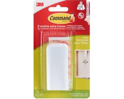 3M Command-ophanging met canvas (l x b x h) 85 x 37 x 18 mm Wit Inhoud: 1 stuk(s)