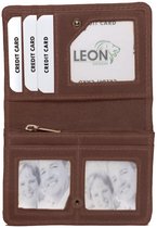 Dames Korte Portemonnees PU Leer Dames Bifold Portemonnees Leuke Beer