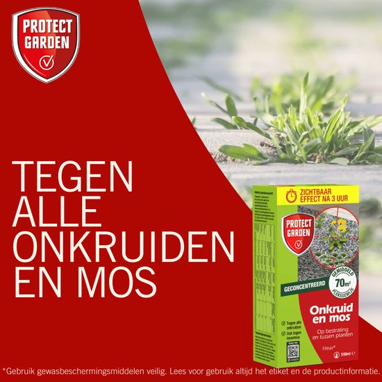 Protect Garden Flitser Concentraat Onkruid Bestrijdingsmiddel - 510 ml - Onkruidverdelger - Binnen 3 uur Resultaat van Merkloos	 — afbeelding 4