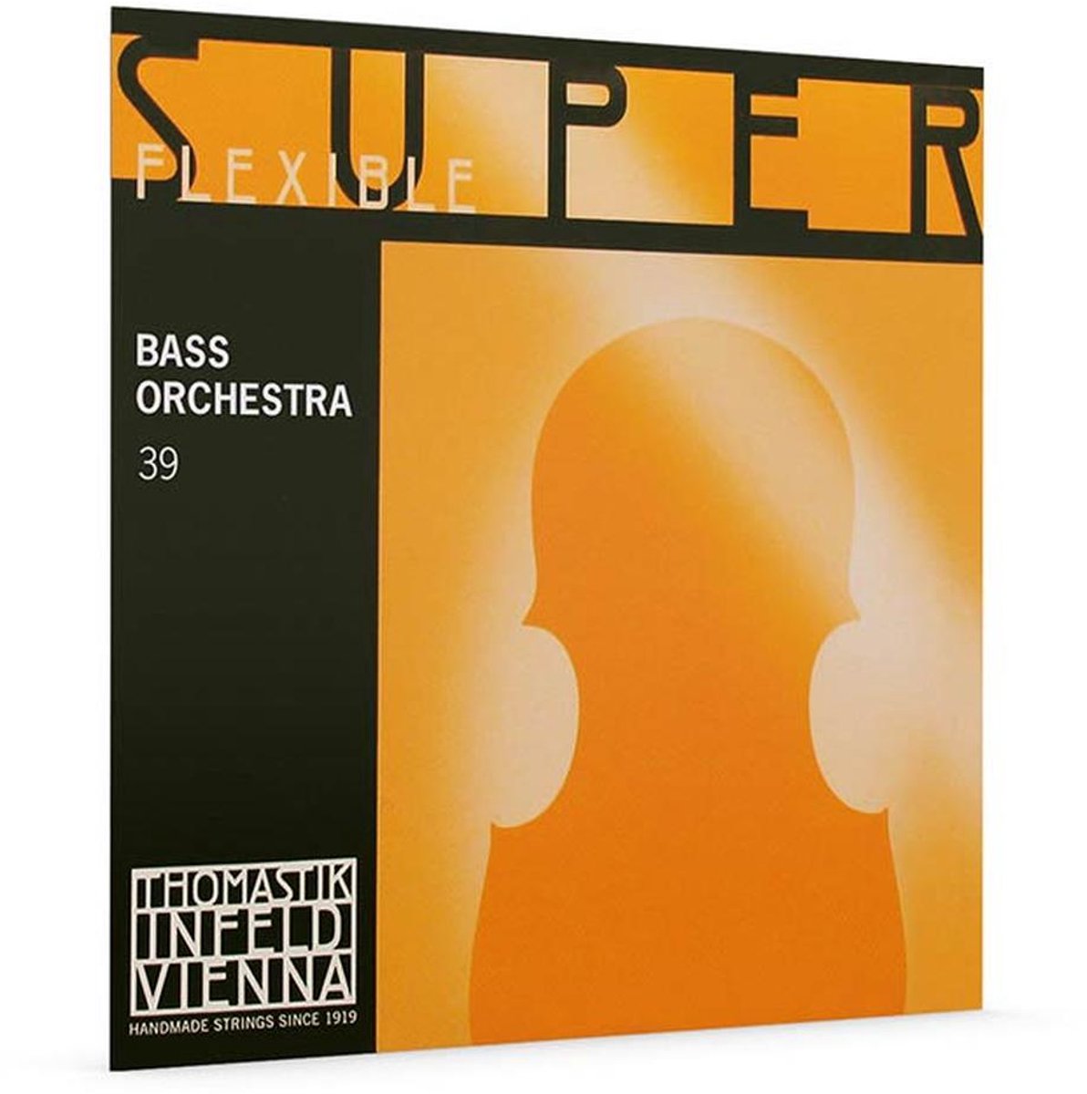 Thomastik Infeld TH-39 double bass string E-4 4/4 (string length 110cm) medium, rope core, chrome