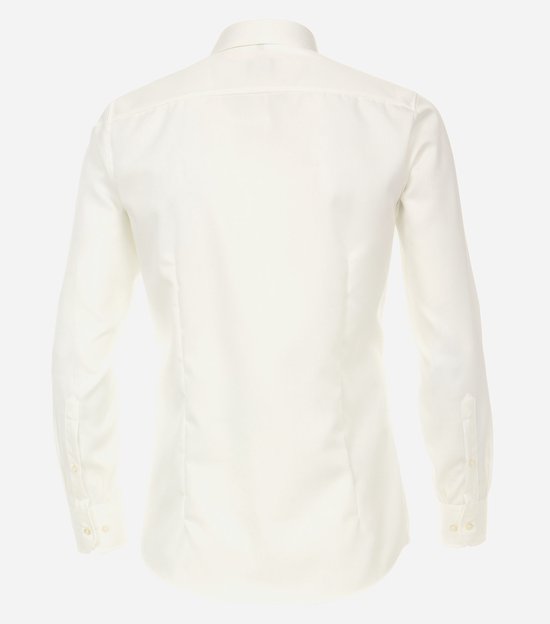 Chemise coupe moderne VENTI - sergé - beige - Repassage facile - Taille de col : 39