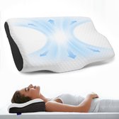 COHOSO® Hoofdsteun Bank - Hoogwaardig Orthopedisch Nek- en Hoofdkussen voor Fauteuil, Leeskussen voor Bed - Bank en Televisiestoel - Rugkussen (Cognac