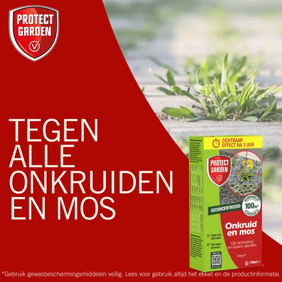 Protect Garden Flitser Concentraat Onkruid Bestrijdingsmiddel - 750 ml - Onkruidverdelger - Binnen 3 uur Resultaat van Merkloos	 — afbeelding 5