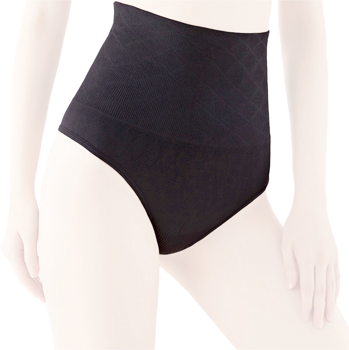 Somstyle High Waist String Dames - Maat XXXL - Corrigerend Ondergoed - Slip Vrouwen Naadloos - Zwart