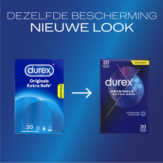 Durex Condooms Extra Safe - 20 stuks - Voor extra veilig plezier