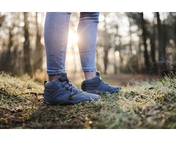 ArcticBare Slate – Bottes d'hiver chaudes Barefoot nus | Semelle résistante à l'eau, doublée et antidérapante | Espace large pour les orteils et Comfort flexible