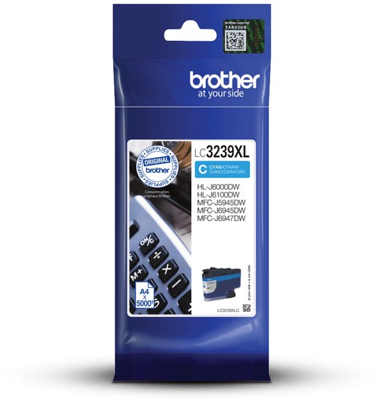 Brother Original Ink Cartridge Brother LC-3239XLC Cyan