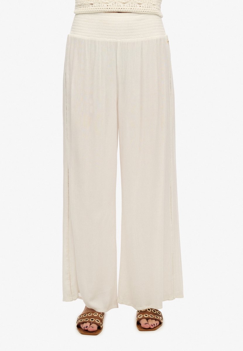 Superdry Strandbroek Dames Broeken Creme