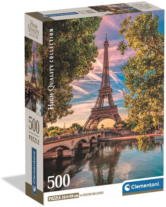 Clementoni Langs de Seine legpuzzel met rivierzicht