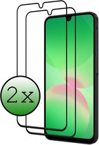 Screenprotector Geschikt voor Samsung A26 Screenprotector Beschermglas Full Cover - Screenprotector Geschikt voor Samsung Galaxy A26 Screen Protector Full Cover - 2 Stuks