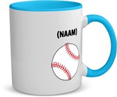 Akyol - Tasse à café avec naam de baseball - Tasse à thé - Bleu - Baseball - Joueur de baseball - Sport - Capacité 350 ml