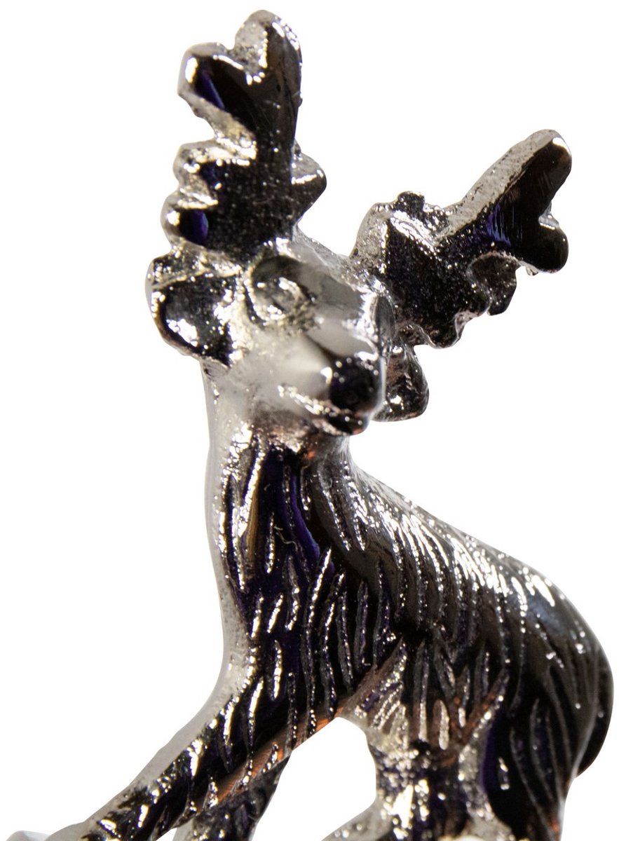 Wijnstopper rendier zilver 15x8x2cm