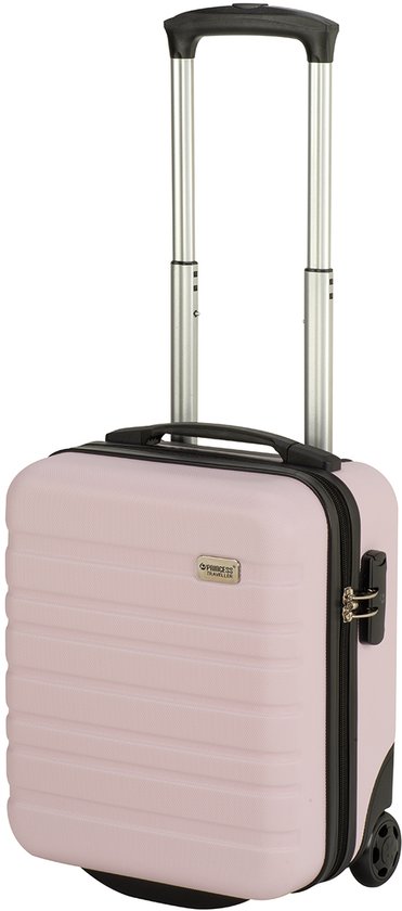 Princess Traveller Singapore - Underseater - Handbagage koffer - Licht roze - ABS - 40x30x20cm - 19 liter